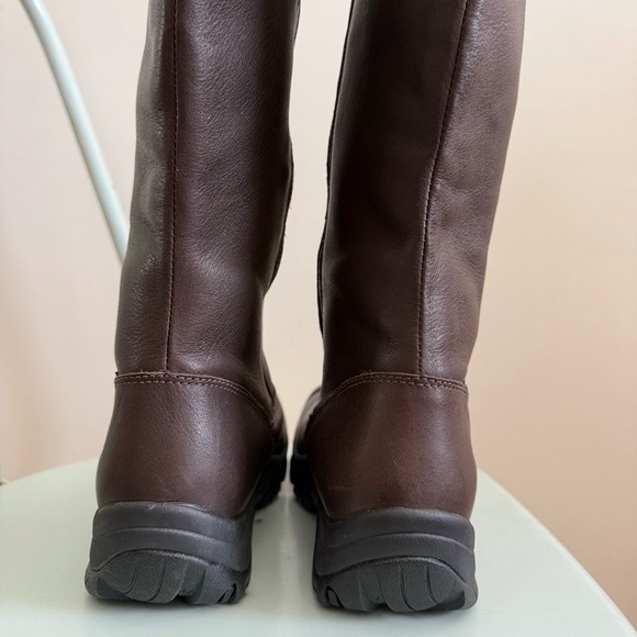 KEEN LAKEN HIGH BOOTS, W8 in Brown Leather - Picture 3 of 8